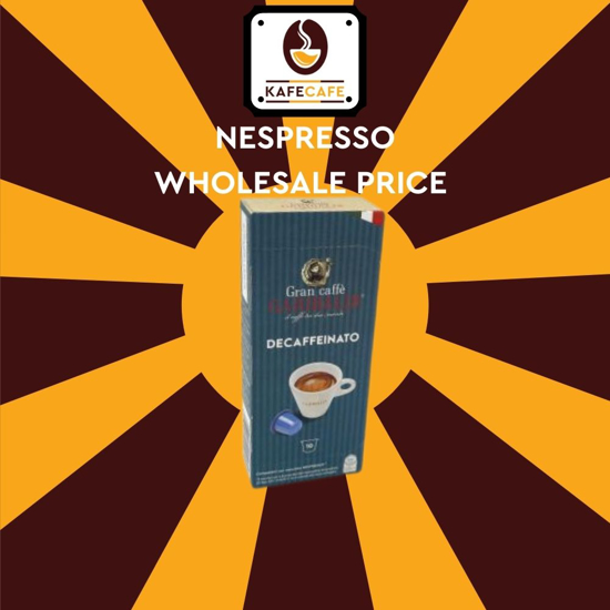 Picture of NESPRESSO DECAFEINATED  X 10 PACKETS X 10 CAPSULES